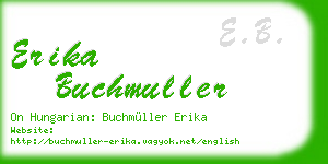 erika buchmuller business card